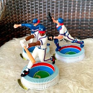 Justice 23, Maddux 31, & Loez 8 Starting Lineup Atlanta Stadium